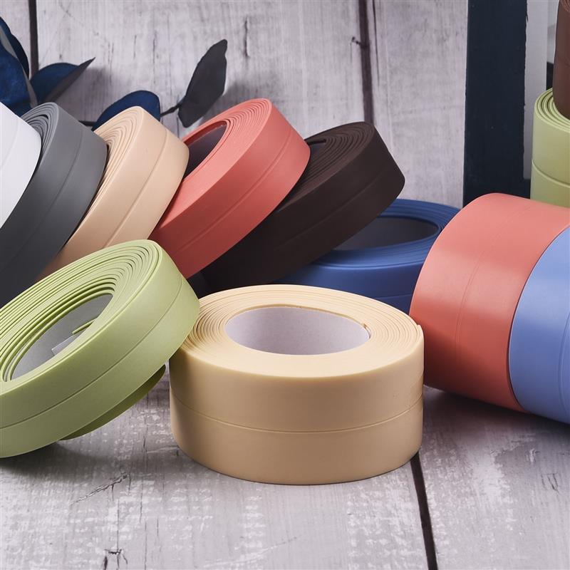 Bande adhésive de scellage en PVC blanc, autocollant mural auto-adhésif pour salle de bain, douche, évier, cuisine, 2022