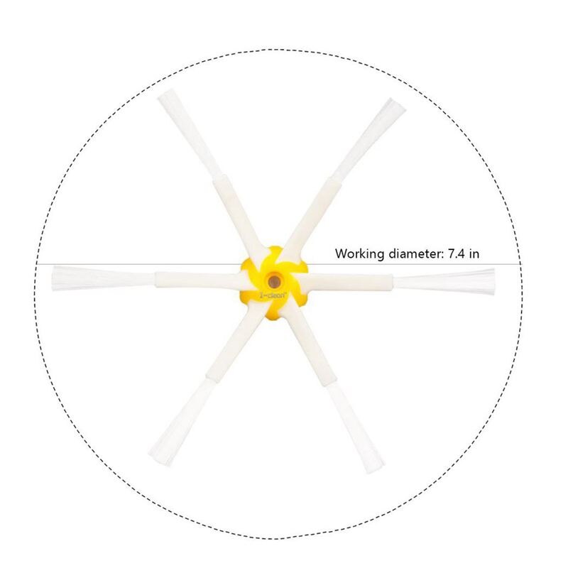 Seite Pinsel 6-bewaffnet &Ampere; Seite Pinsel 3-bewaffnet für iRobot Roomba 500 600 700 Serie 550 560 630 650 760 770 780 Staubsauger Zugriffs