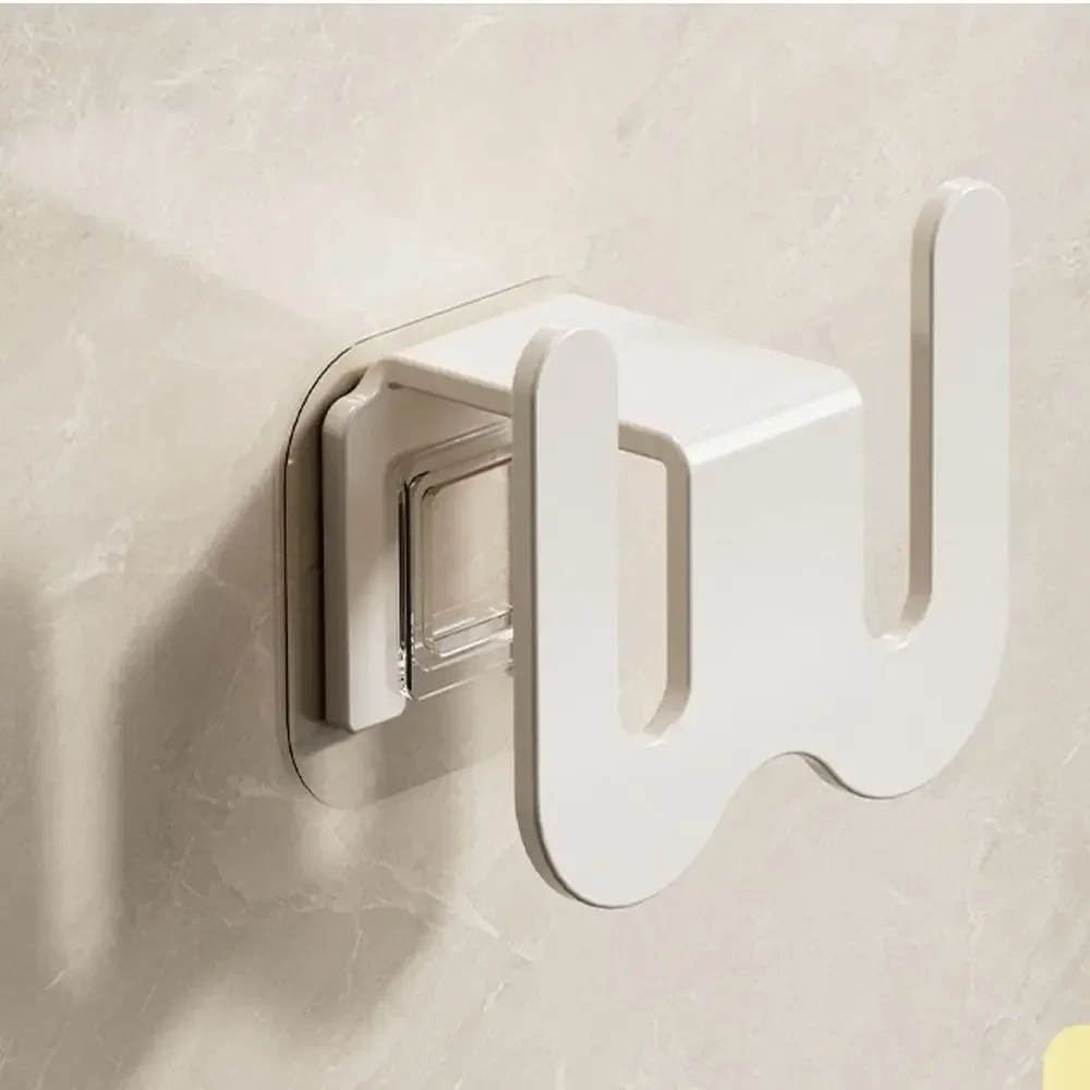 1PC Slippers Hangende Plank Badkamer Slipper Rack Organizer Multifunctionele Wc Schoenen Rek Badkamer Accessoires: WIT