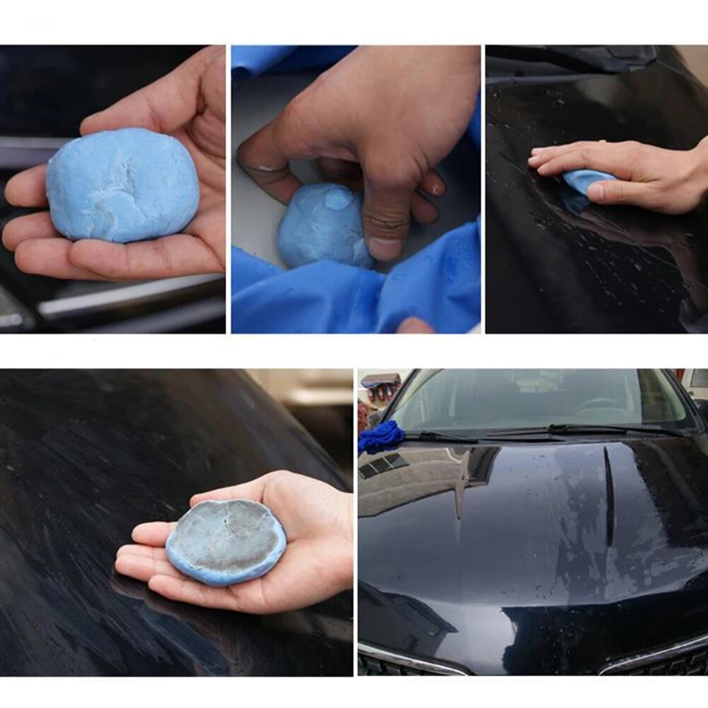 3-Pack Blue Clay Bar Kit For Auto Detailing - Car Cleaning & Paint Decontamination