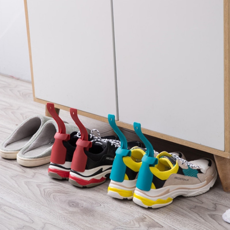 Chaussure Portable artefact chaussures rapides paresseux chausse-pied chaussure Lifter pédale chaussure artefact petit chausse-pied chaussure pantoufle