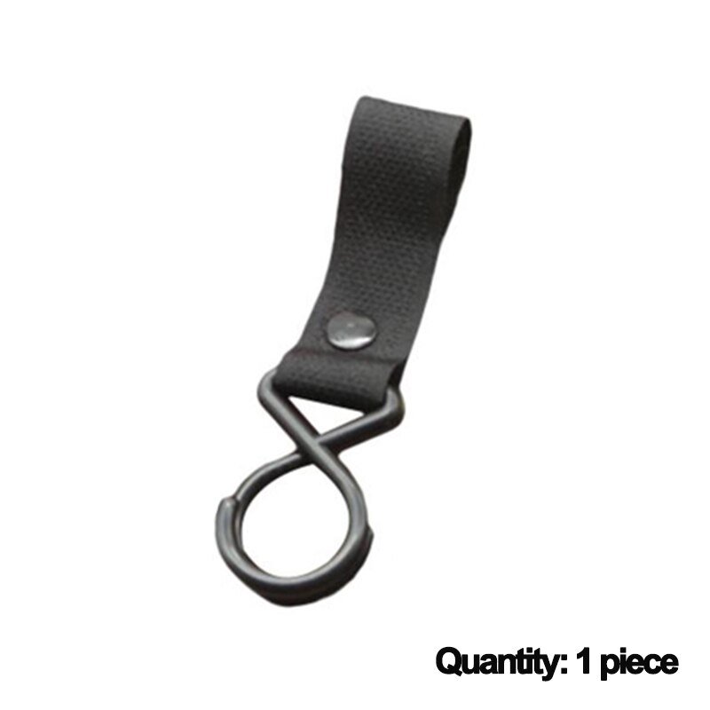 1/2/4 pcs Buggy Clip Pram Pushchair Stroller Side Hook Baby Handle Shopping Bag Plastic Bag Baby Carriage Hook Up: black1