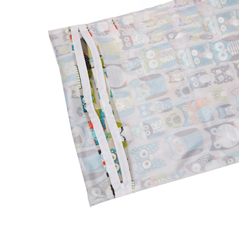 Printed pocket diaper bag waterproof reusable wet bag PUL travel wet dry bag minimum size 25x20cm diaper bag