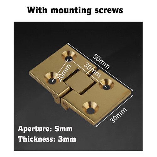 countertop hinges Thickened flap hinges with mounting screws: A