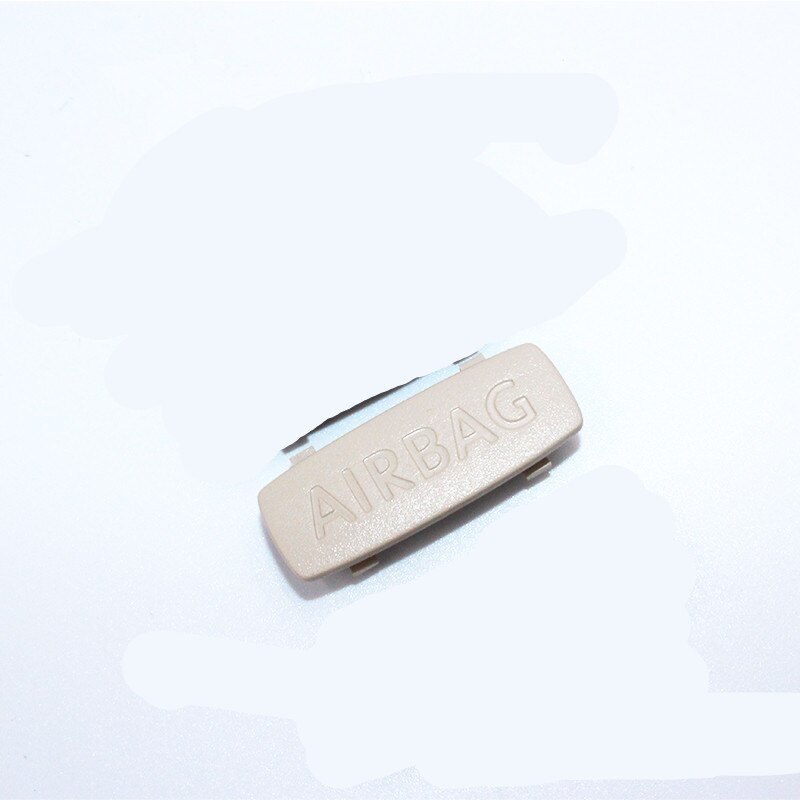 Airbag bc søjleindsats trim cover "airbag" badge til cc golf jetta passat polo touran 5 g 0853437 1 k 0853437b 3 c 0853437c: Beige