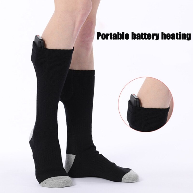 Calze riscaldanti elettriche calze ricaricabili a batteria calze termiche spesse scaldapiedi