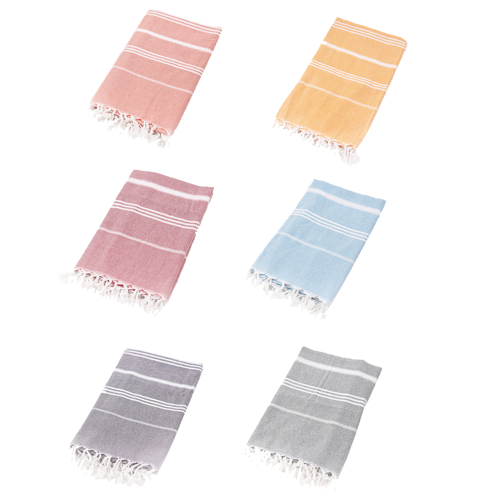 6 Colors Turkish Bath Towel With Tassels Thin Travel Camping Bath Sauna Beach Gym Pool Blanket Dropshiipping