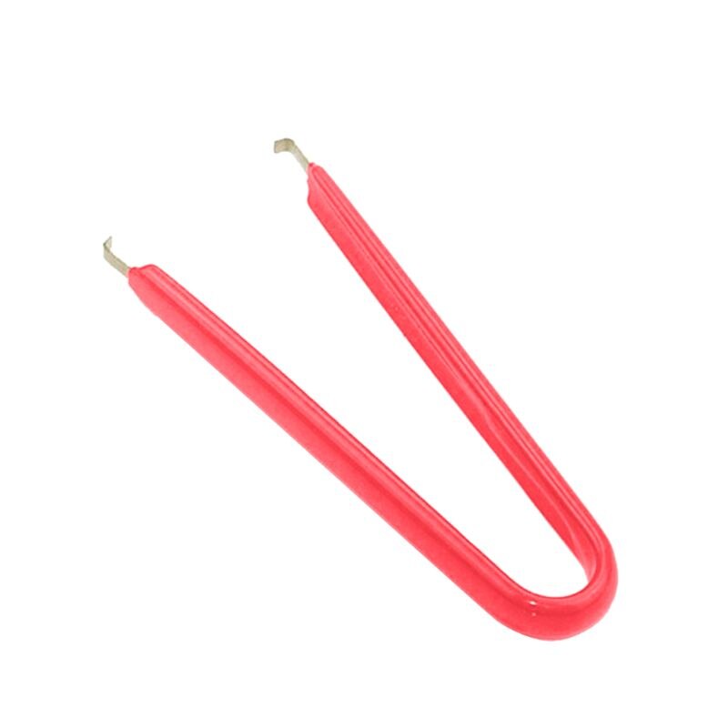 IC Chip Remover Clip U-shaped Switch Key Puller Keycaps Removing Tool for Mechanical Keyboard Maintenance Kit: Red