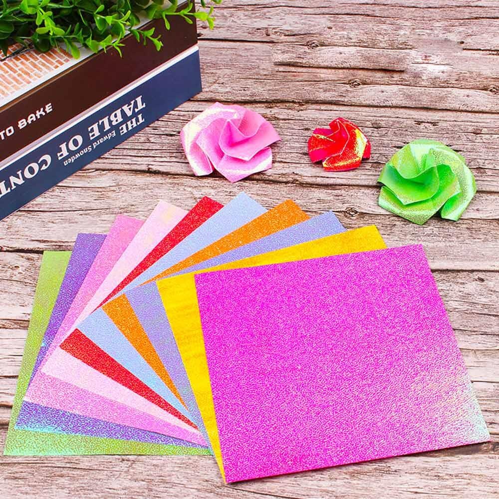 Polyester 10 Colors Cloth Felt Cloth Crafts Manual DIY Sewing Handcraft Sewing Supplies DIY Crafts Glitter Paper