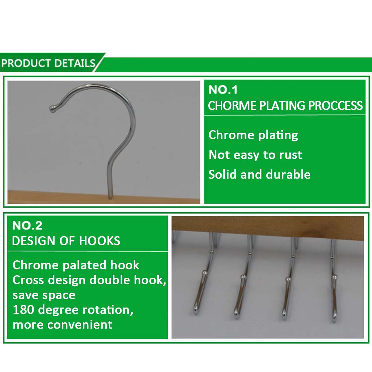 Multifunctionele houten stropdashanger, 16 stropdassen, riem, sjaal, kast, houten houder, organizer, riemrek, hangers, haak, garderobekast, opbergruimte