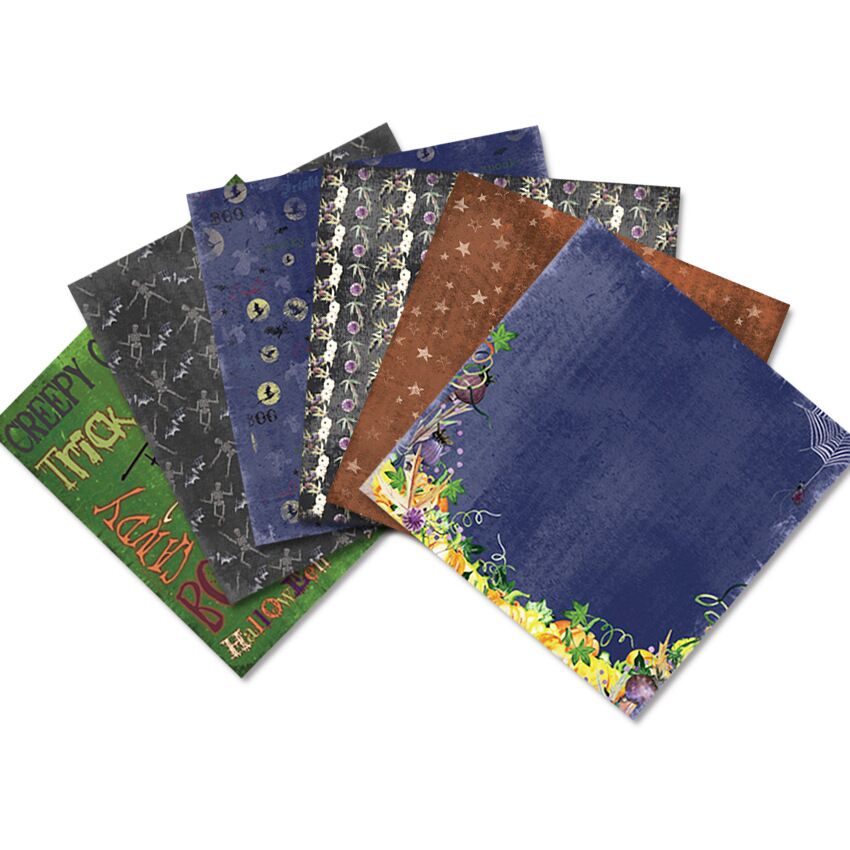 Halloween Scrapbooking paper pack of 24sheets handmade craft paper craft Background pad 2025
