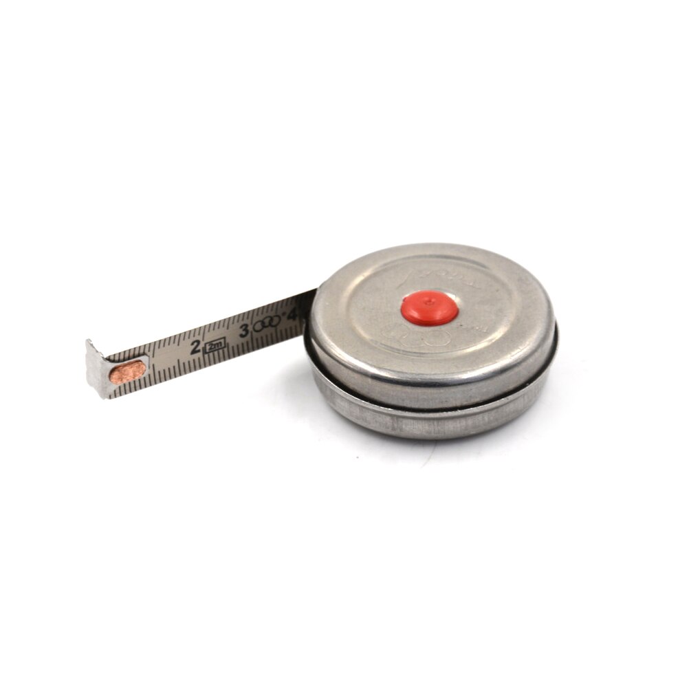 Mini cinta retráctil de 1m y 2m para hogar, fábrica, oficina, cinta métrica de carpintería de acero inoxidable