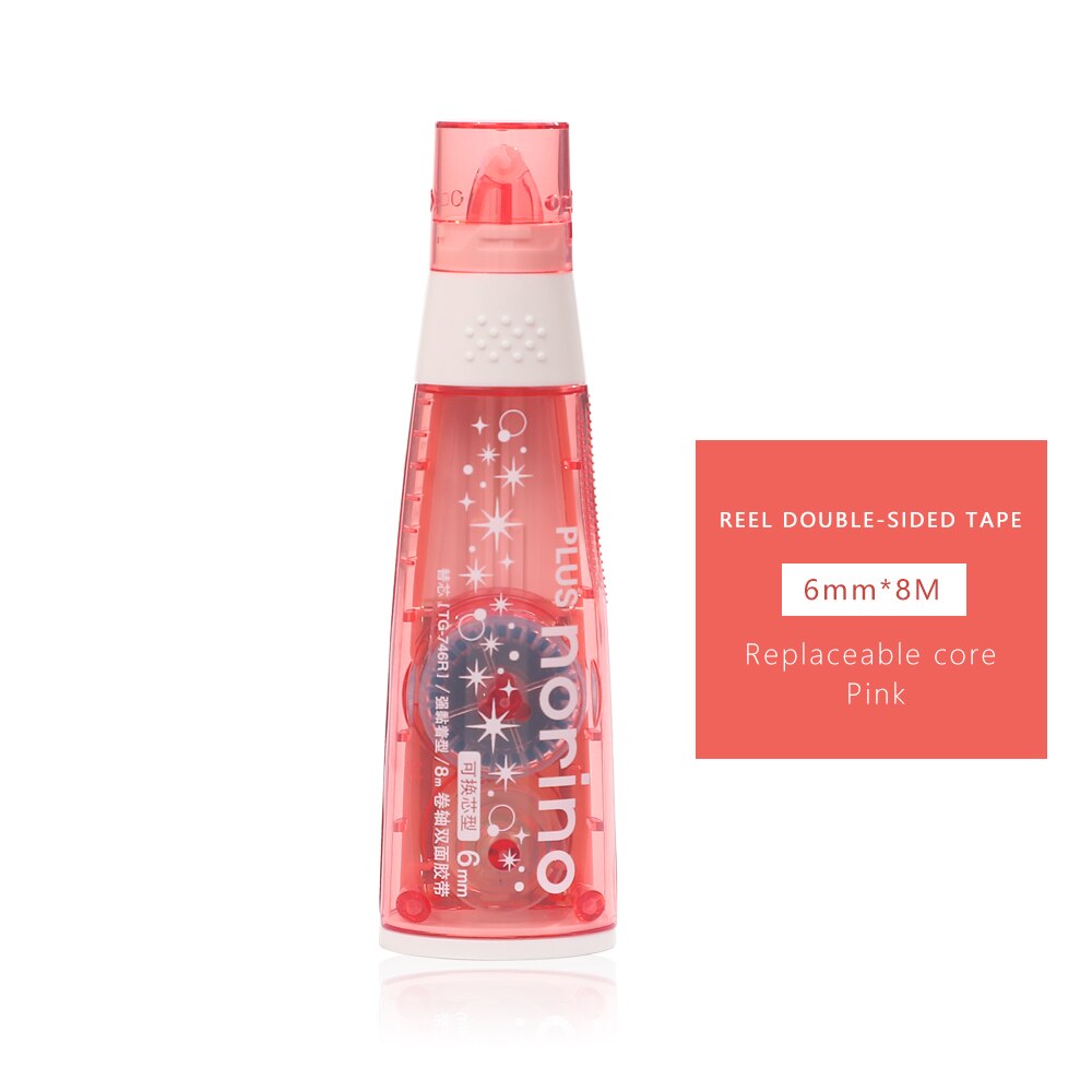 1pc più Norino scorrere nastro biadesivo rivista attrezzo punto tipo modifica adesiva punto colla scuola forniture per ufficio