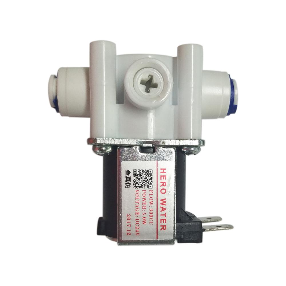1 stk 1/4 " od ro vannmaskin spillvannskombinasjon magnetventil  dc24v spillvannsforhold kan justeres 1/4 " hurtigledd