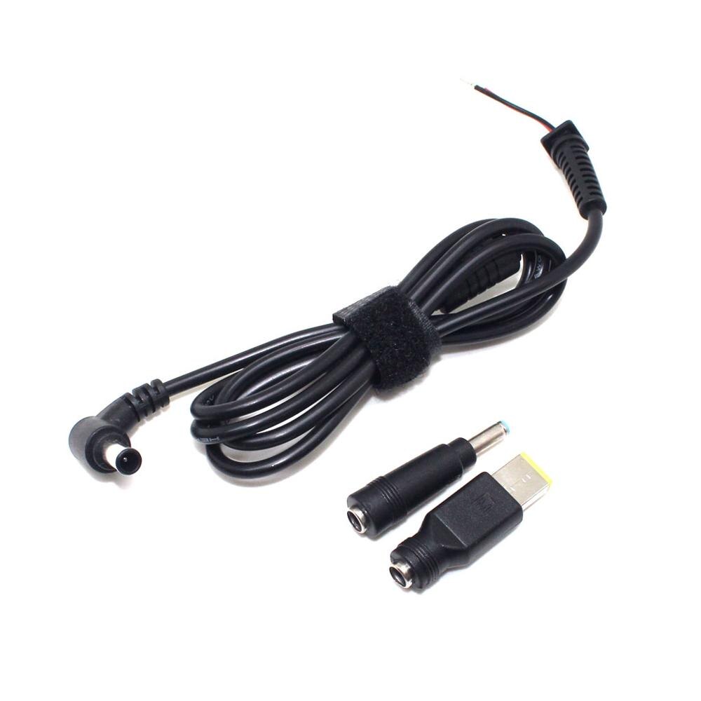 Universal Laptop DC Netzteil Adapter Stecker Für Lenovo Hp Dell Ladegerät Converter 5.5*2,1mm Weibliche zu multi-typ Männlichen