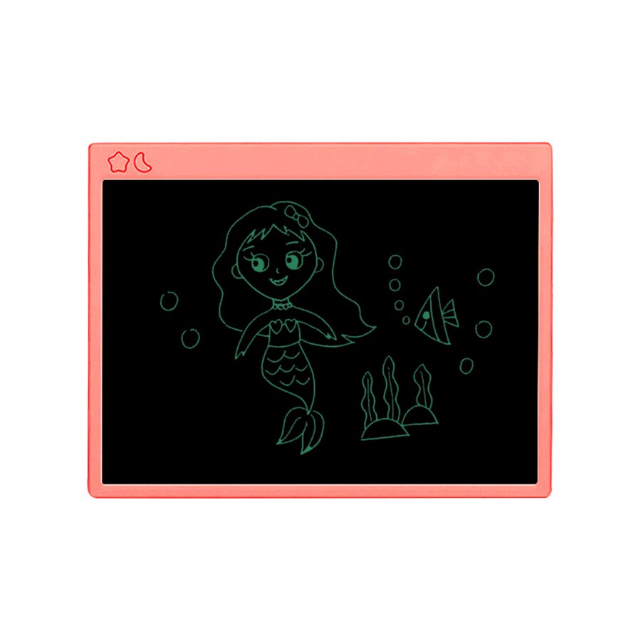 16 writing writing placa de escrita uma cor lcd desenho tablet crianças gráficos digitais escrita exercício crianças estudo doodle presente: 16 Inch Pink