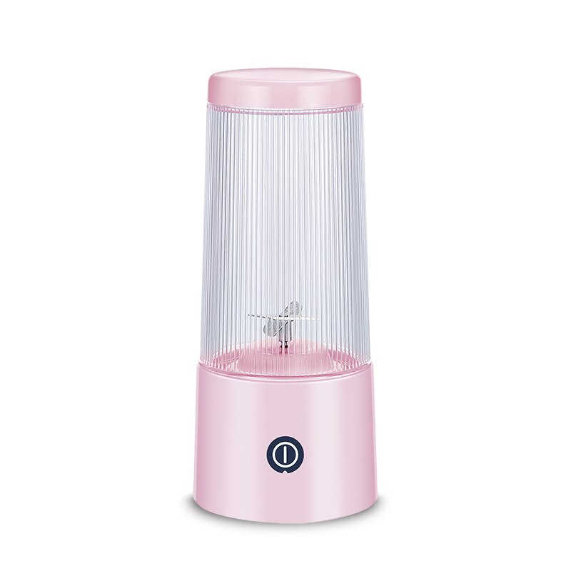 Draagbare Sap Blenders Usb Mixer Elektrische Juicer Machine Smoothie Blender Mini Keukenmachine Persoonlijke Blender Cup: Roze