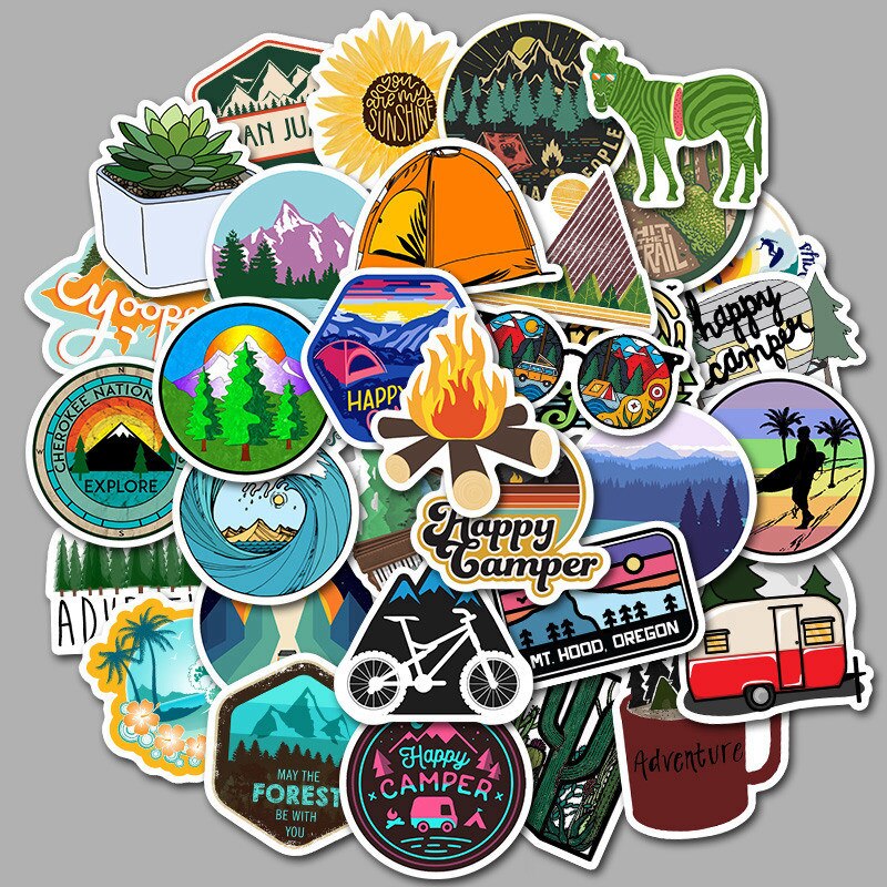 50 PCS Retro Style Sticker Graffiti Viaggio Divertente Adesivi Per Adesivi FAI DA TE Sulla Valigia Anime Del Computer Portatile Giocattoli Classici Pegatinas: 09