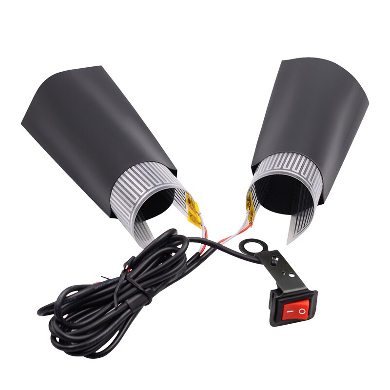 Handwarmers op het stuur 12V Winterverwarmde handgreep Pads Inzetstukken Past op universele grip ATV-motorfiets