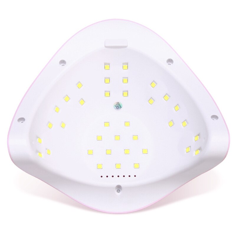 Lámpara de uñas LED UV para secar esmalte de uñas en Gel, efecto hielo, pantalla LCD, 110W, autodetección