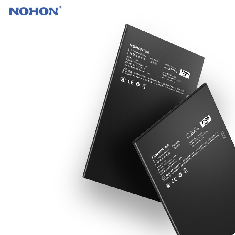 NOHON Batteria per Mela iPad pro da 9.7 pollici Bateria A1664 A1673 A1674 A1675 di Ricambio tavoletta Batteria 7306mAh 100% 0 ciclo di NUOVO