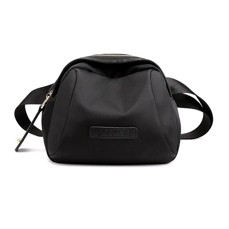 sommer koreanische wasserdichte frauen Nylon tasche kleine taschen für frauen nette damen hobos schulter taschen S2093: Schwarz