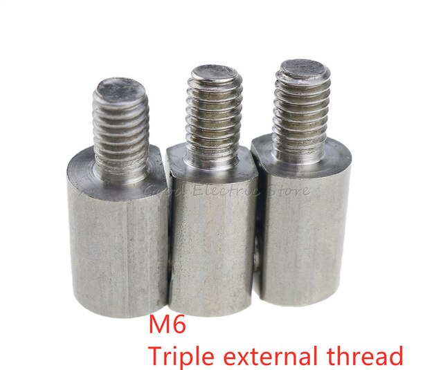 201 Stainless Steel Triple Hinge M6/M8 Internal and External Screws 201 Stainless Steel Triple-ply Distribution Box Hinge: M6 External thread W