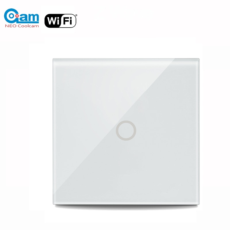 Neo coolcam 5a wifi 1ch væglampe glaspanel touch arbejde med alexa google home ifttt