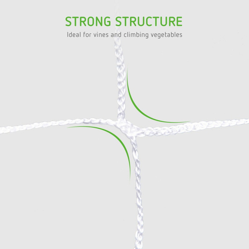 5/10M red para plantas trepadoras de malla esponja de malla para la gloria de la mañana vid flores Jardín Plantas escalada pepino vid crecer titular