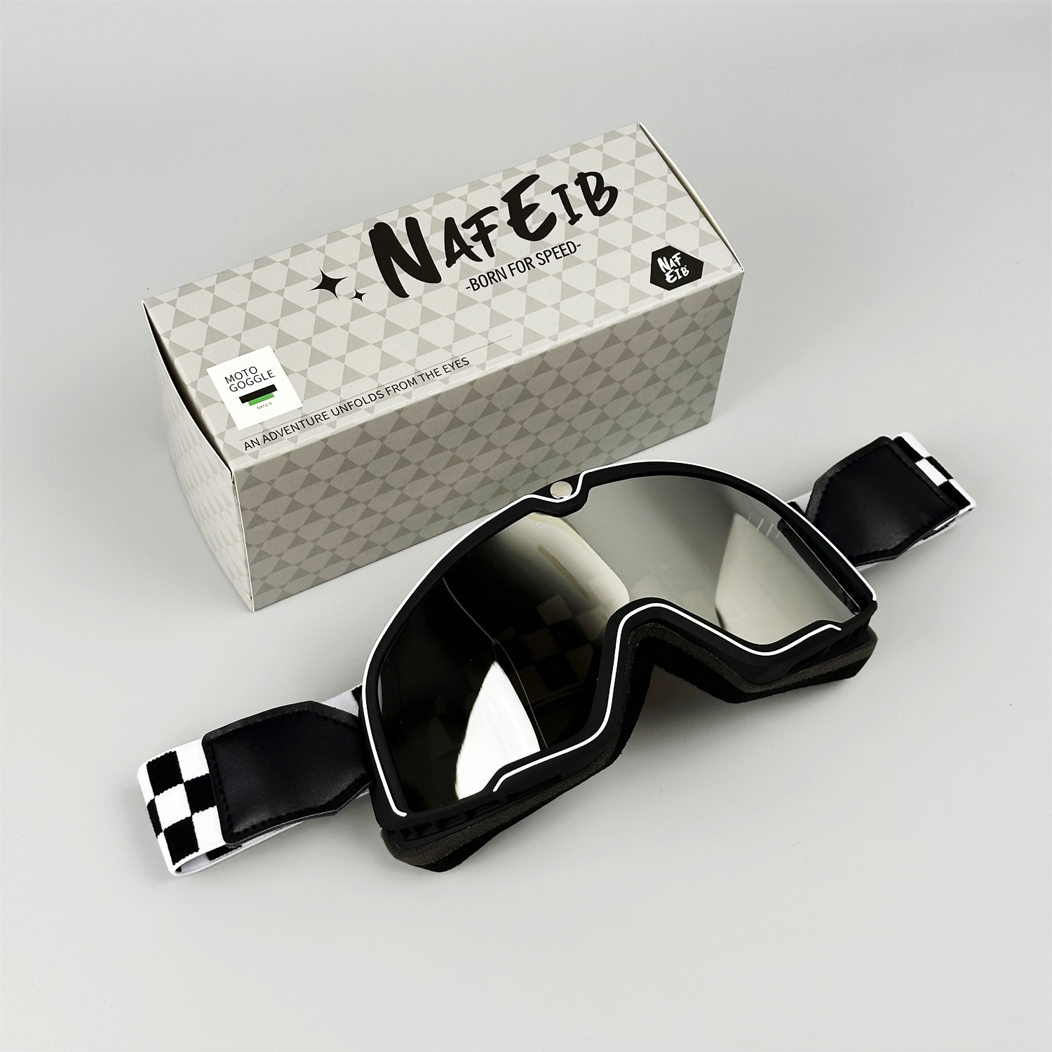 Bikers Retro Motorbril Bril Vintage Moto Klassieke Bril voor Pilot Style Steampunk ATV Bike Koperen Helm: Oranje