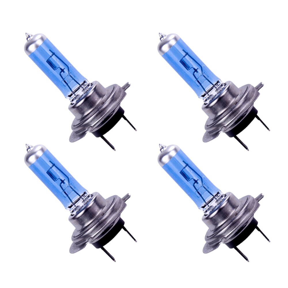Luces antiniebla blancas brillantes H7, bombillas halógenas de 100W y 12V, faro delantero para coche, accesorios para coche, luz de estacionamiento: 4PCS