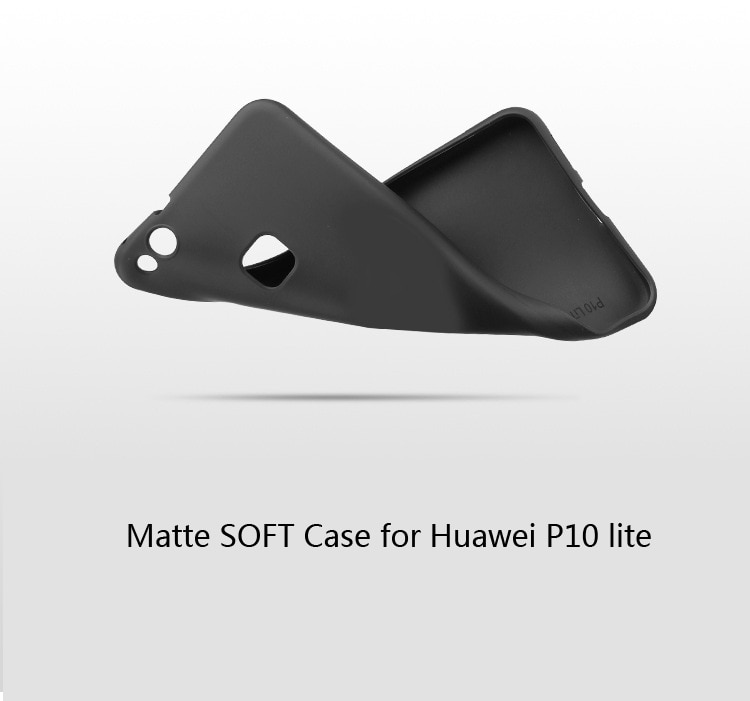 Huawei P10 Lite Silicone Soft Tpu Cover Case Voor Huawei P10lite Crystal Clear En Matte Candy Effen Kleuren Cover Terug case