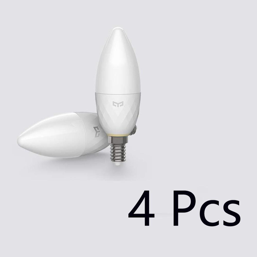 Original Yeelight Smart Lichtquelle Set Bluetooth Mesh Edition Smart licht Birne Downlight Scheinwerfer Arbeit Für MI Häuser App: candle light 4pcs