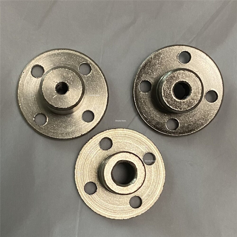M3 M4 M6 Threaded Shaft Gear Motor Flange Nut DIY Coupling Screw Guide shaft Support