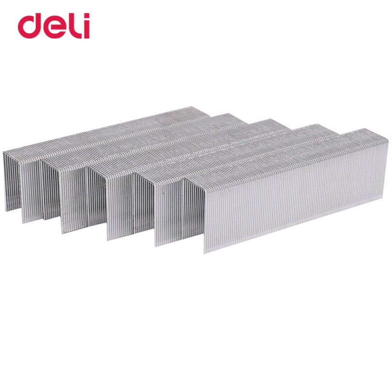 Standard silver Point Staples Deli Staples Office Bending 1000 pcs/pack Supplies Size 23/23 School Metal Staples