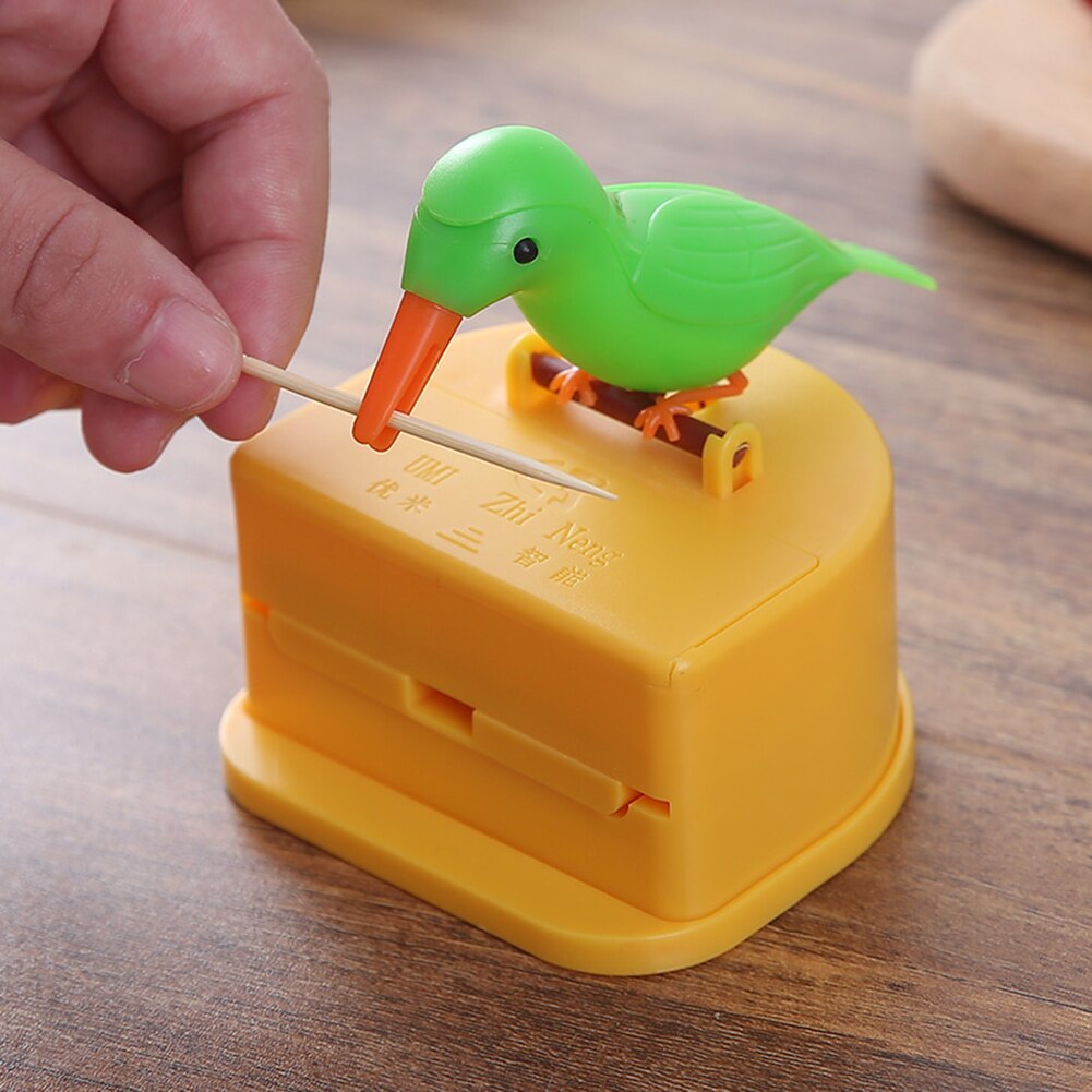 Tandenstokers Houder Leuke Hummingbird Tandenstoker Dispenser Gag Cleaning Tanden Secret Stash Tandenstokers Tandenstoker Case