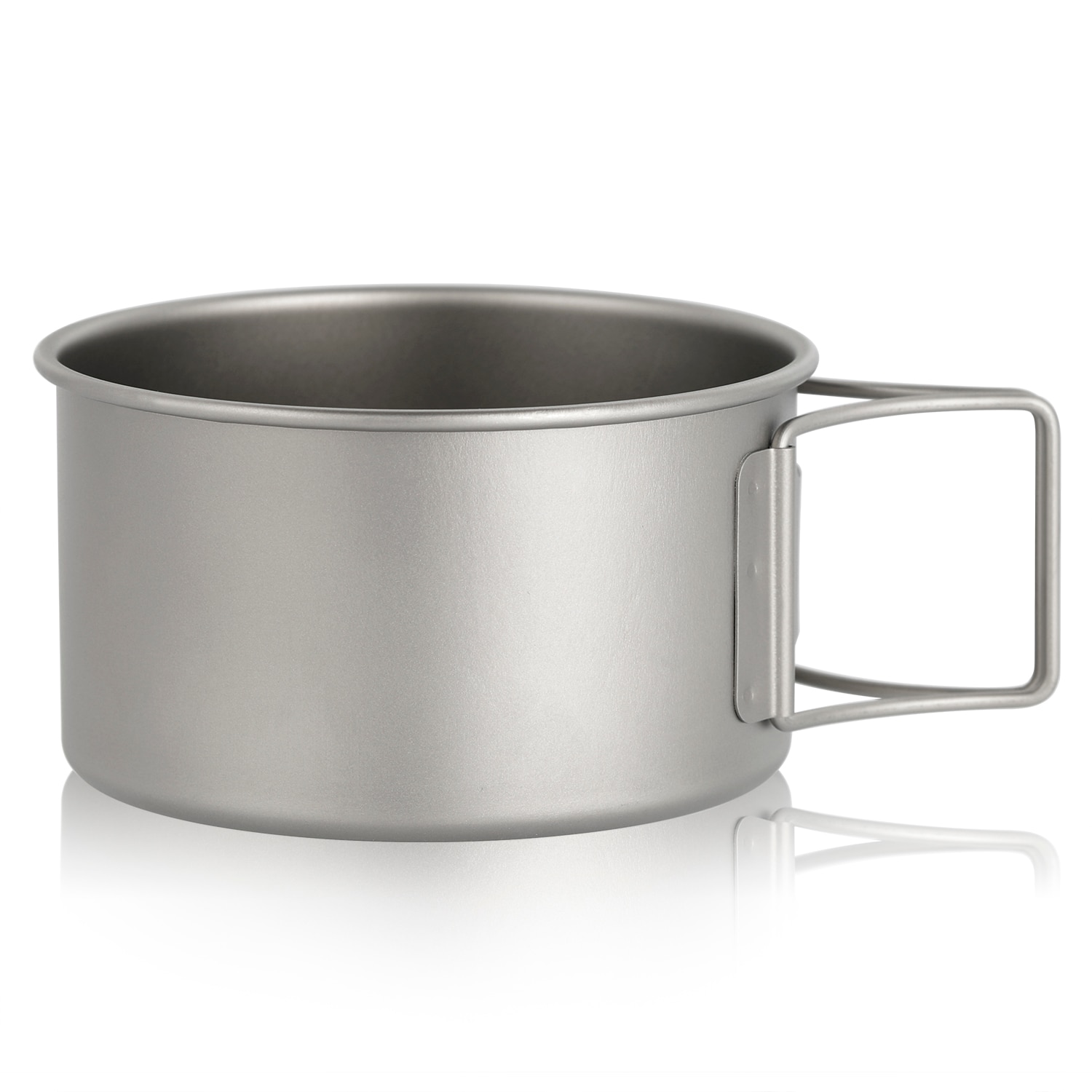 Lixada Titanium Kommen Met Vouwen Handgrepen Diner Voedsel Container Voor Outdoor Camping Wandelen Backpacken Camping Besteck Opvouwbare