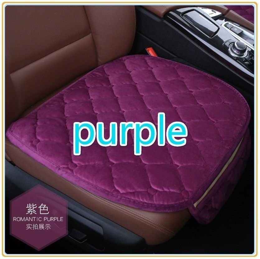 Newest Soft Breathable Cool Car Chair Gel Honeycomb Seat Cushion Saddle Back Support: Purple 