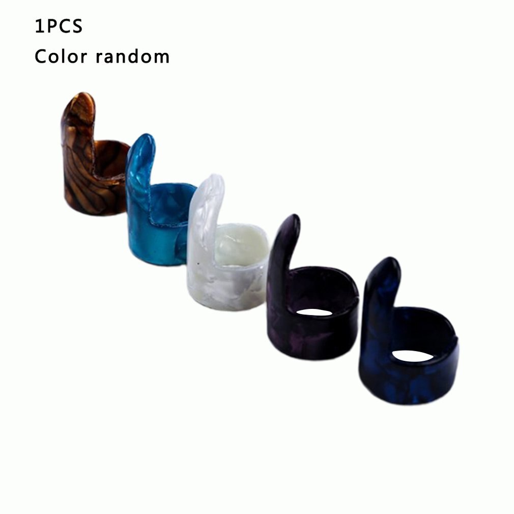 Daumen Finger Gitarre wählen Fingerpicks Plektrum Mantel Gitarre Rohr wählt Daumen wählt Elektrische Gitarre Zubehör Zufällige Farbe: 2