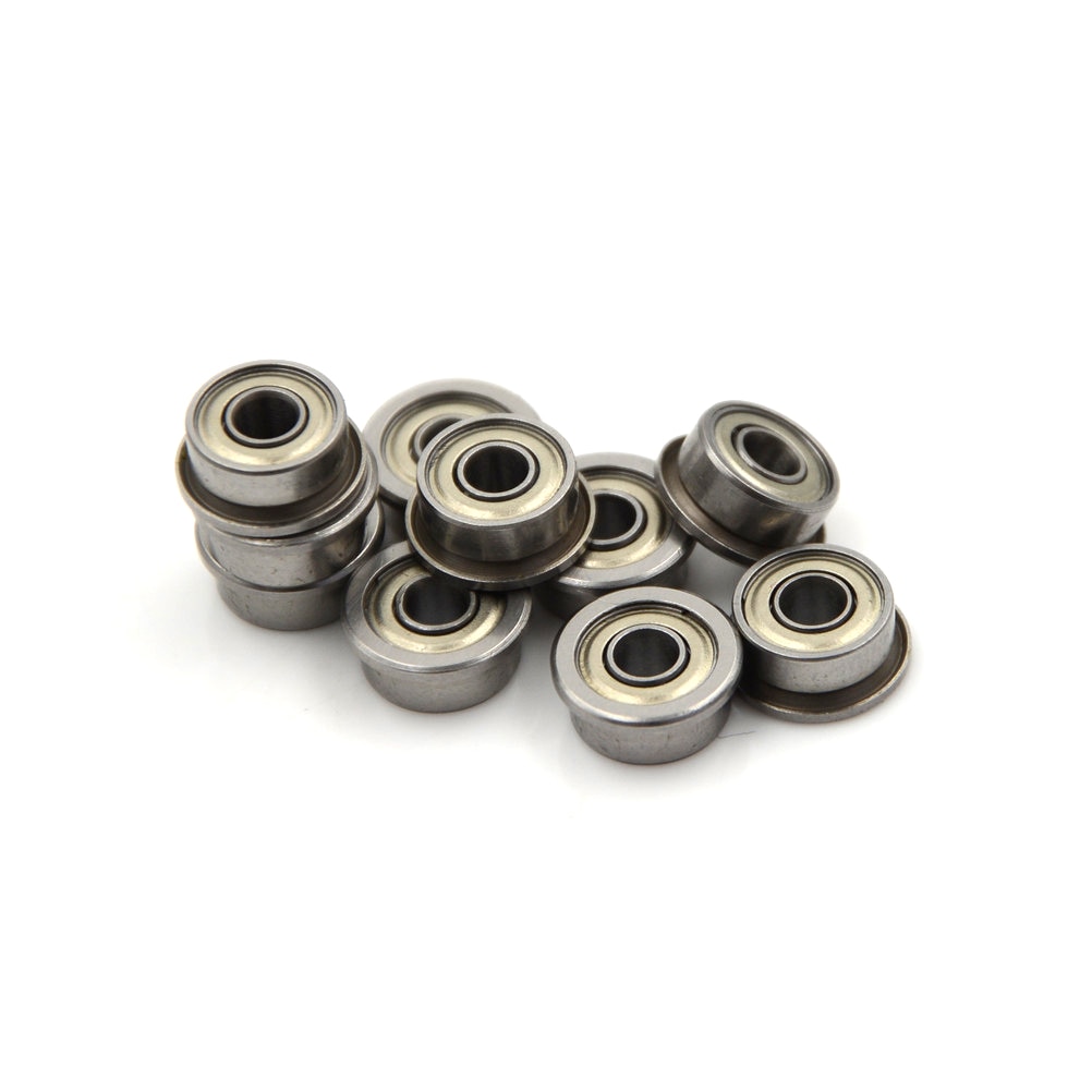 10pcs/Lot F693ZZ F693 ZZ Flange Bearing Deep Groove Ball Bearing Mini Ball Bearing 3x8x4mm