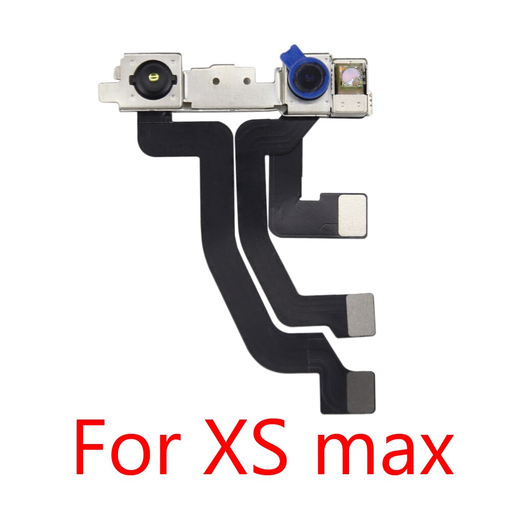 Mały przedni aparat dla iPhone 6 6s 7 8 Plus 5S SE 2020 czujnik zbliżeniowy twarz przednia kamera Flex Cable telefon naprawa części: For XS Max