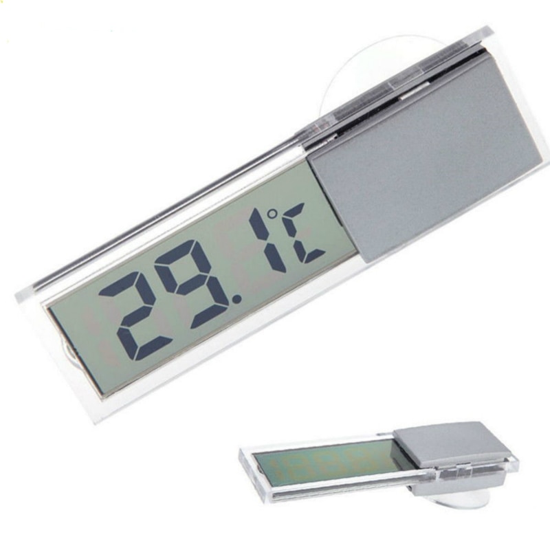 1Stck LCD Digital Temperatur Meter drinnen Hause Ich bin Freien Saugnapf Auto Thermometer drinnen Bequem Temperatur Sensor Feuchtigkeit