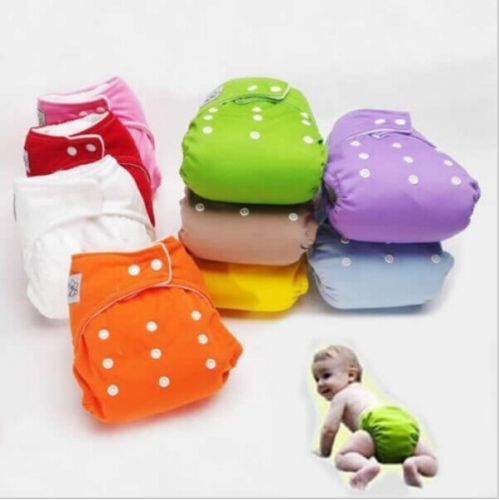 Verstelbare Herbruikbare Baby Kids Jongens Meisjes Doek Luier Luiers 1Pc Wasbare Solid Casual Katoen Kinderen Kind luiers