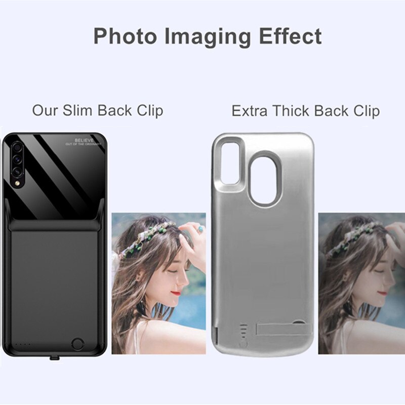 Backup Battery Charging Cover for Samsung Galaxy A50 A50S Battery Case Portable Power Bank Battery Charger Case For Galaxy A30S