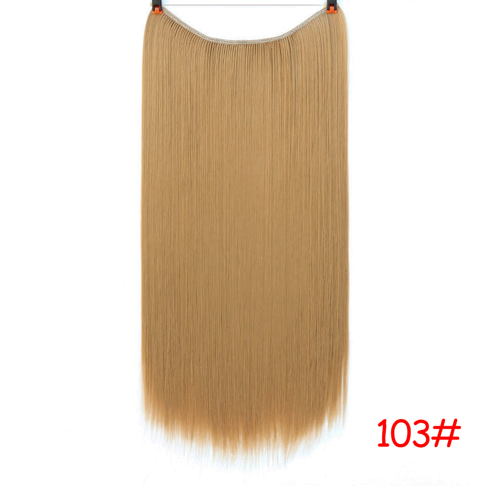 Extensiones de pelo Natural liso WERD, extensiones de pelo Artificial de fibra química de alta temperatura, pelo grande ondulado: NC/4HL