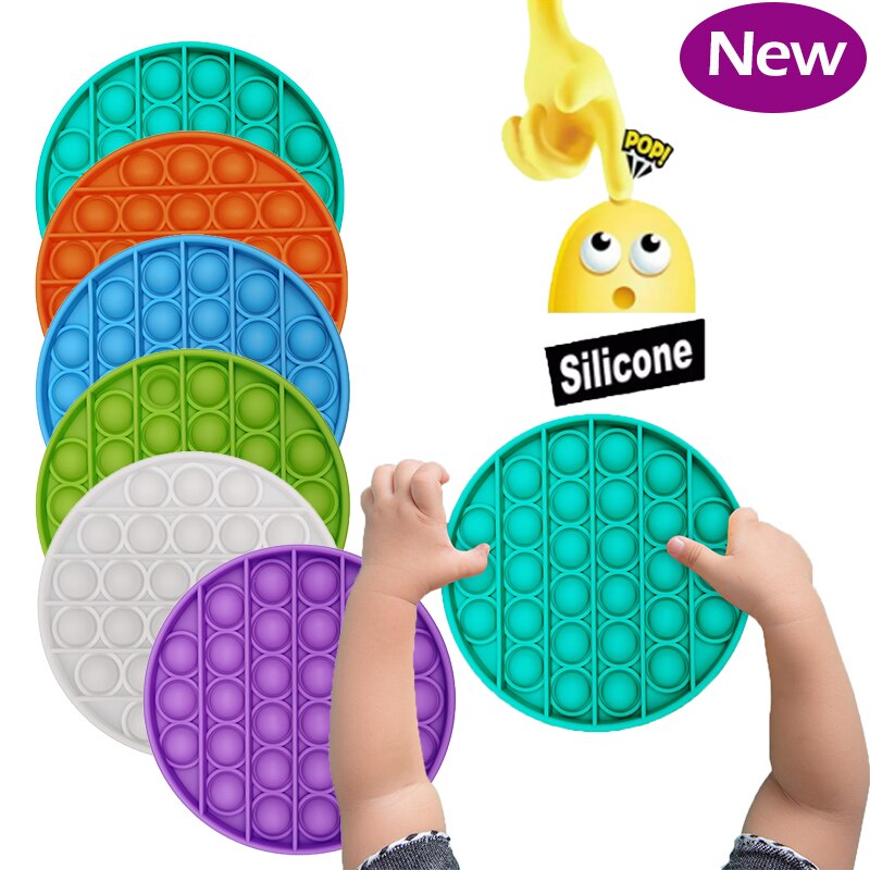 PT01 ~ PT05 PT35 ~ PT38 okrągły kształt naciskać wyskakuje bańka zabawka sensoryczna dla dorosłego dziecka zabawny antystresowy Muzyka pop to denerwować reliever stres