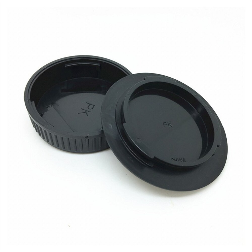 Lightweight Camera Body Front Cap + Lens Rear Cap Protective Cover for Pentax KR K5 K7 K100 K200 K3 Camera Replacement Parts