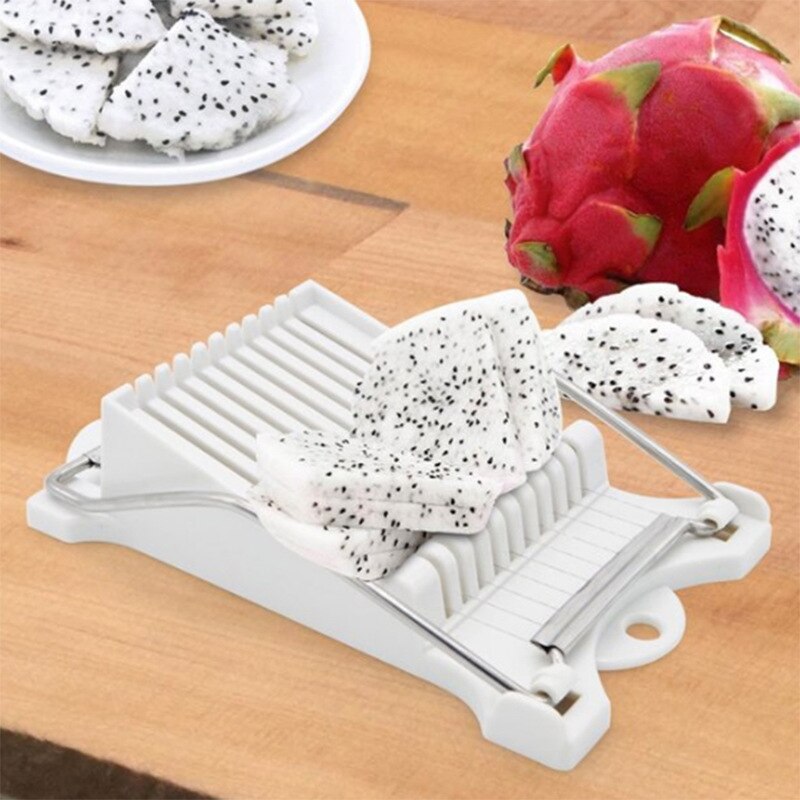 Multi-function Egg Cutter Stainless Steel 2-in-1 Egg Cutting Device Cheese Kiwi Banana Luncheon Meat Slicer Kitchen Tools