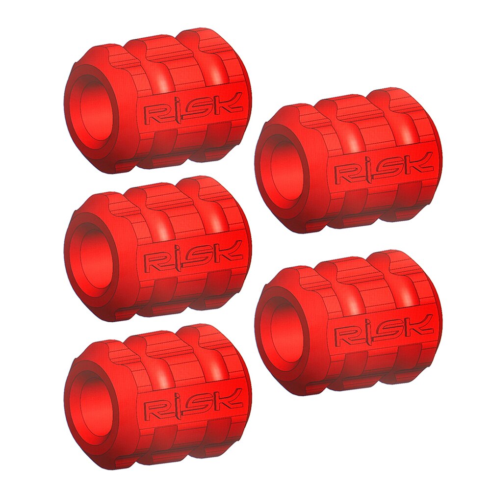 5 Stuks Kabel Wrap Fiets Kabel Protector Fiets Frame Protector Soft Nuttig: RC121 Red