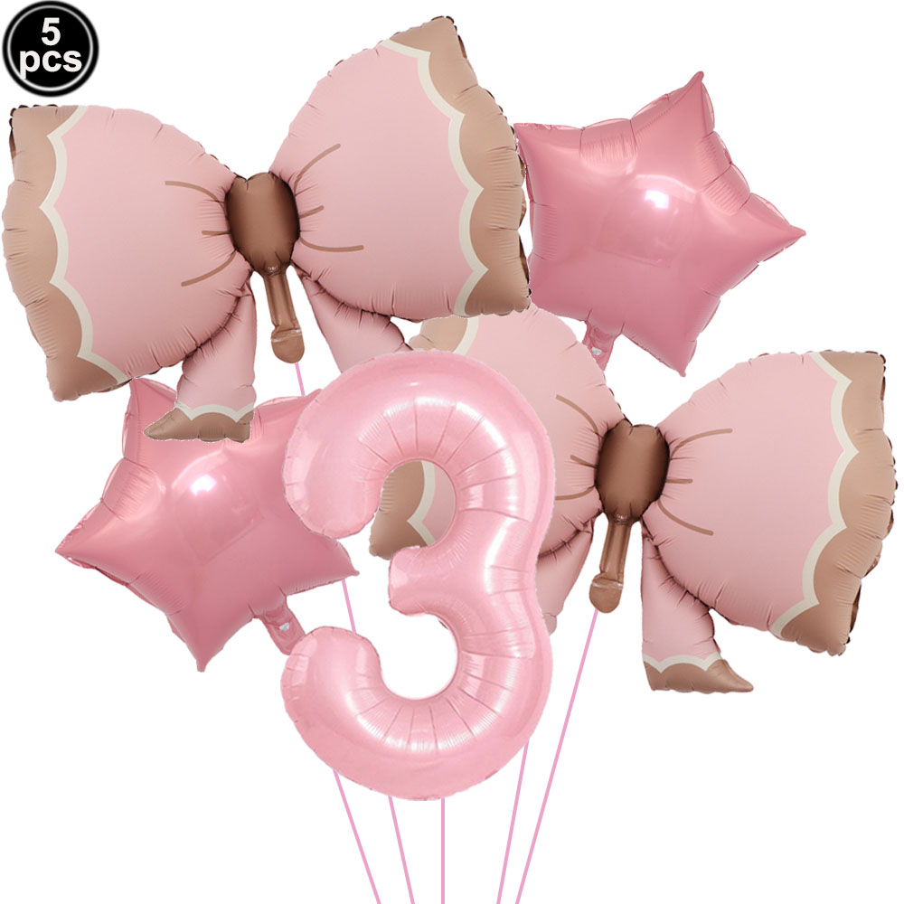 Juego de globos de hadas y flores, globos de mariposa, decoraciones de 1 a 9 cumpleaños para niñas, suministros de decoración para de cumpleaños con tema de mariposa
